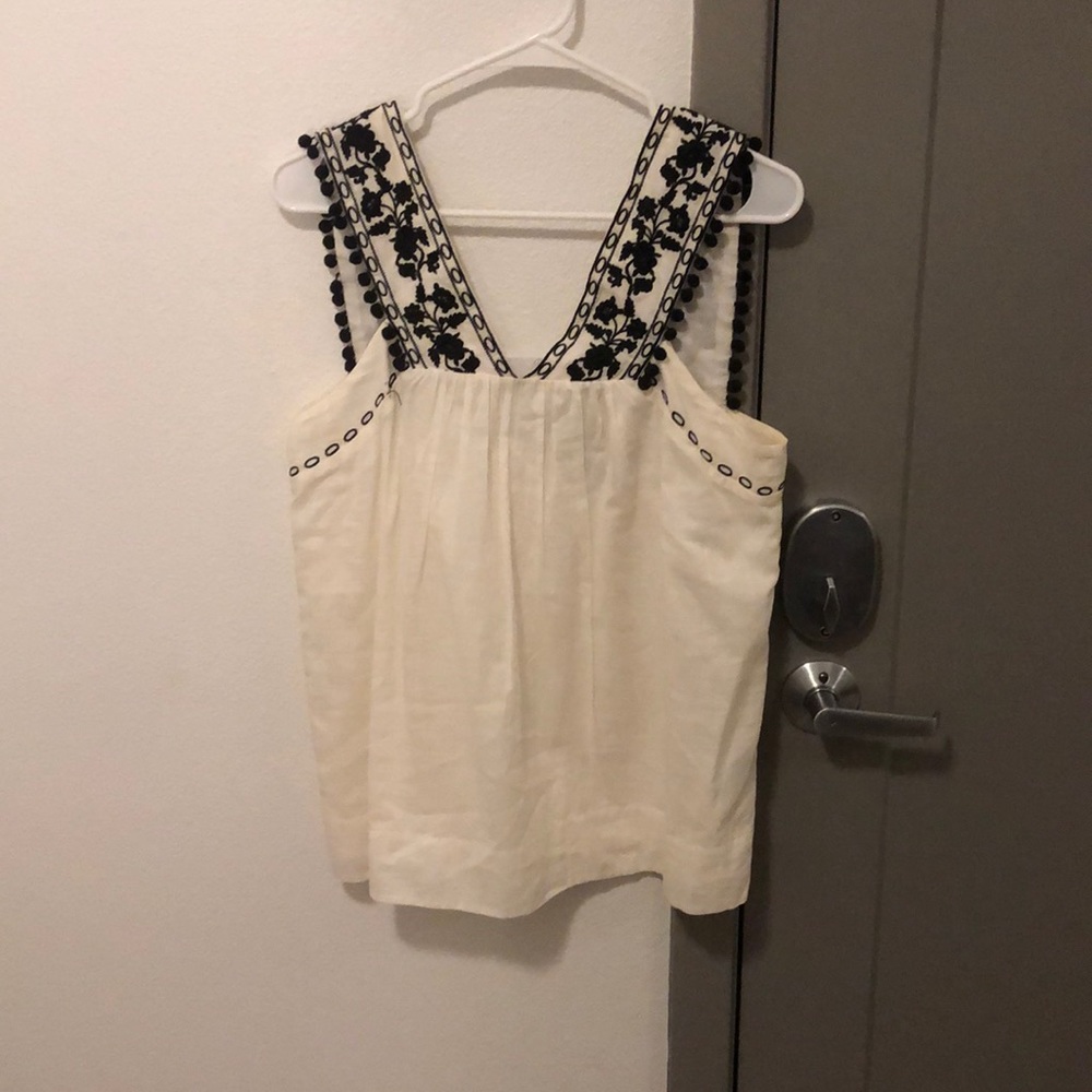 J Crew white tank top